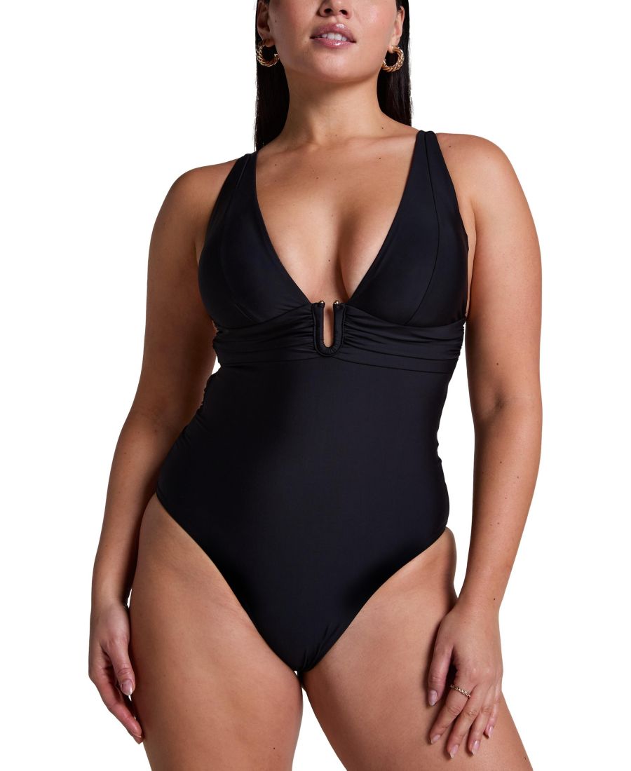 

Женский корректирующий купальник Hunkemoller Luna Hunkemöller, Black