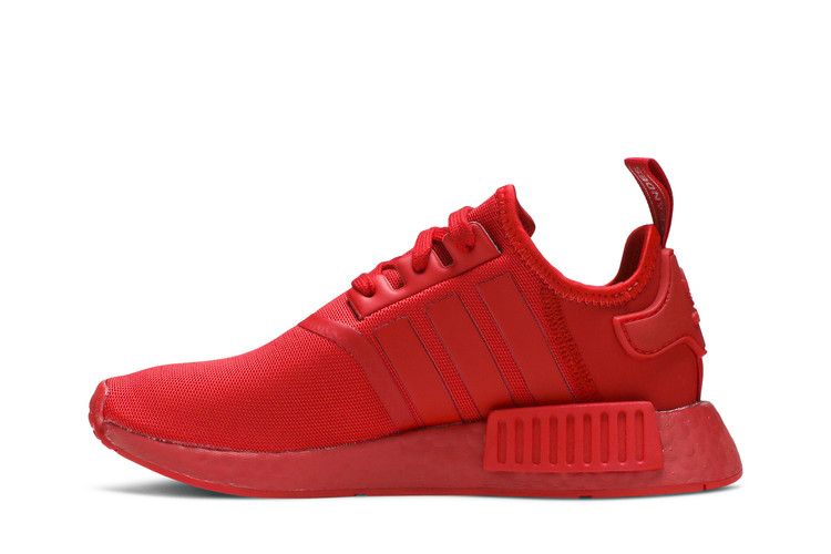 Кроссовки adidas NMD_R1 J 'Triple Scarlet', красный — фото 4