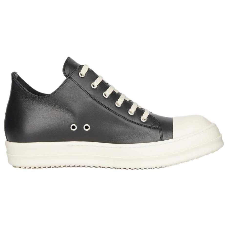 RICK OWENS Кроссовки RO Concordians из коровьей кожи низкие для скейтбординга 3,5 см женские Black — фото 3