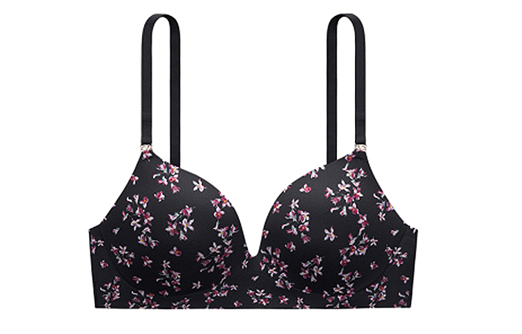 

Женский бюстгальтер Victoria's Secret, цвет Black floral print