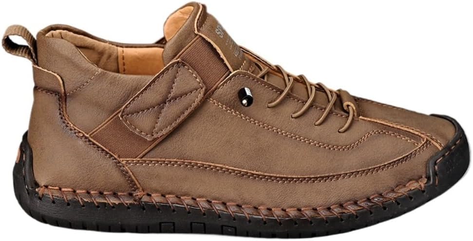 

Мужские повседневные ботинки Faithgee, высокие до щиколотки, средней посадки, слипоны, рабочие, офисные, модные для ходьбы и вождения, осенние ботинки, подарок на День отца, деловой повседневный стиль, противоскользящие, легкая обувь для мальчик...