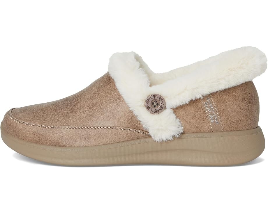 Шлепанцы SKECHERS Cozy Escape - Hands Free Slip-Ins, серо-коричневый — фото 4