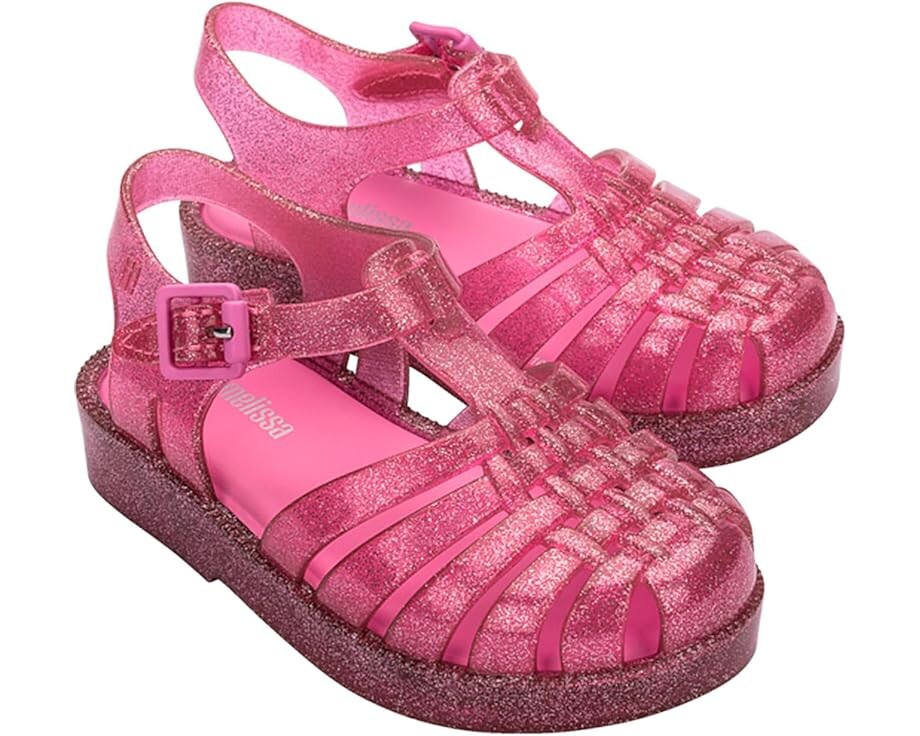 

Сандалии Mini Melissa Possession Shiny BB, цвет Glitter Pink