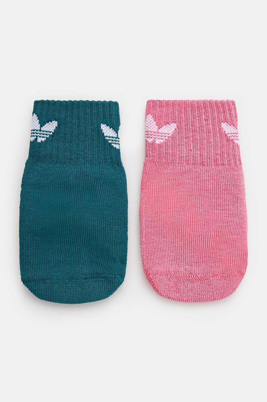 

Детские носки adidas Originals ANT SLIP SOCK, 2 пары, розовый