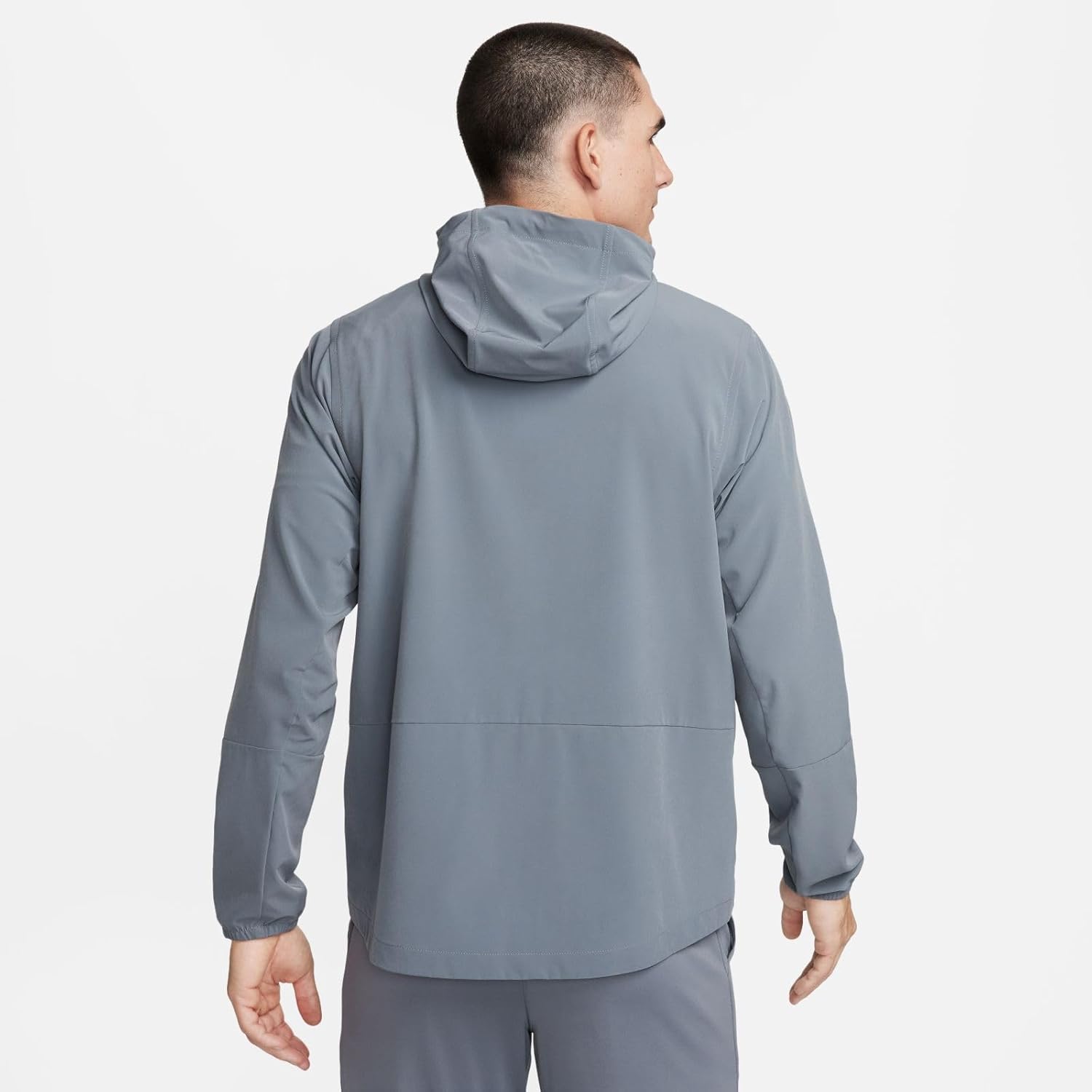 Куртка Nike Men Unlimited Repel с капюшоном и универсальной защитой, Smoke Grey/Black/Smoke Grey — фото 3
