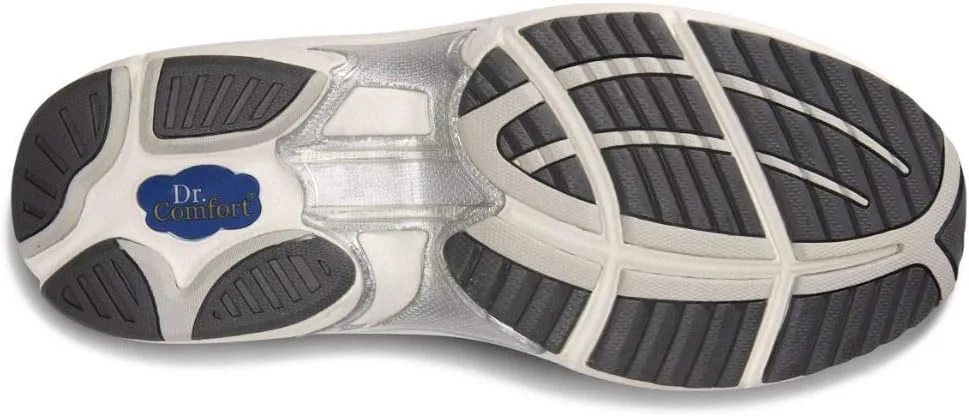 

Кроссовки для мужчин DR. COMFORT Winner-X с гелевыми стельками - терапевтическая обувь для диабетиков, мужские беговые кроссовки, белый