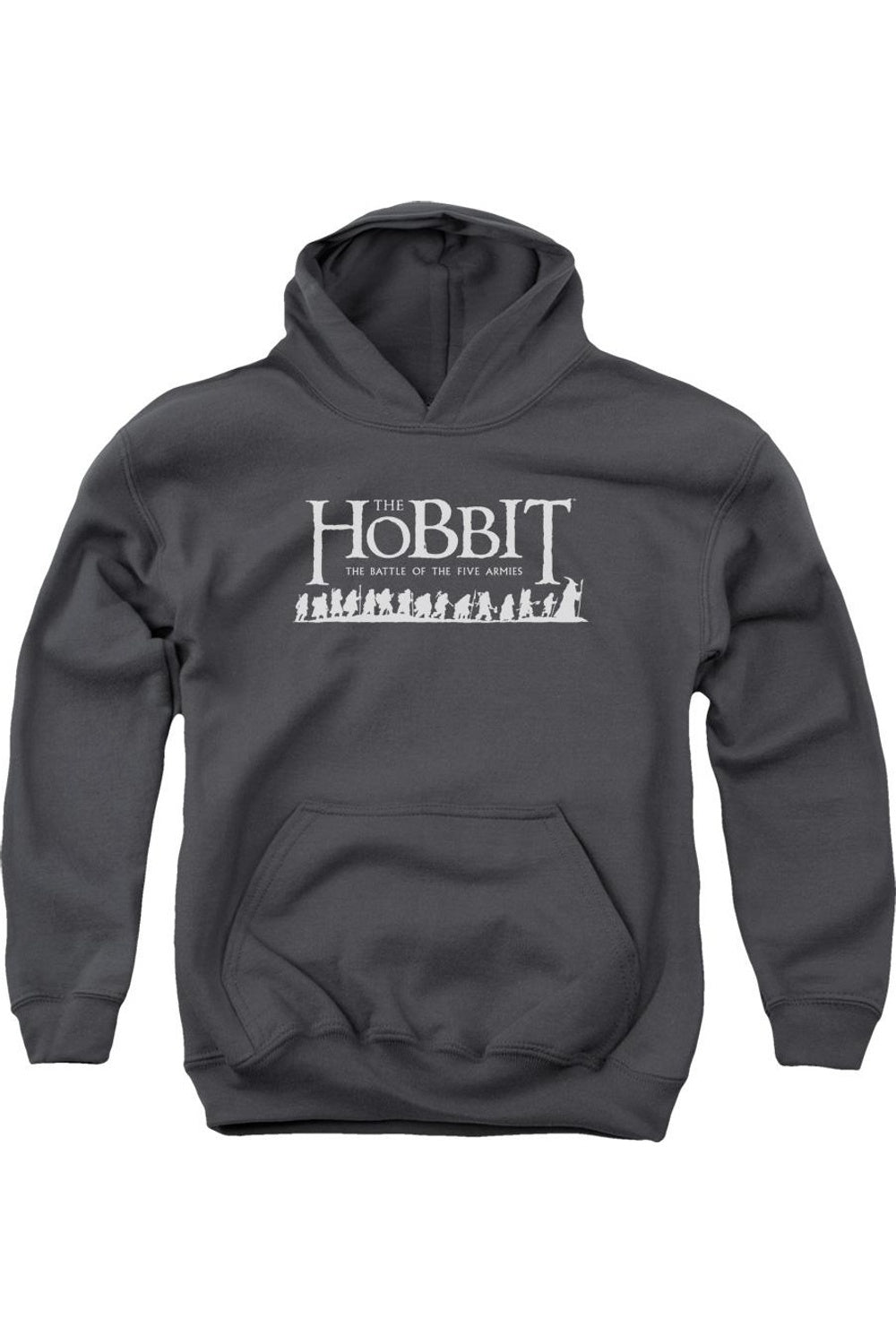 

Молодежная толстовка с капюшоном Hobbit Walking Logo Gildan, Charcoal