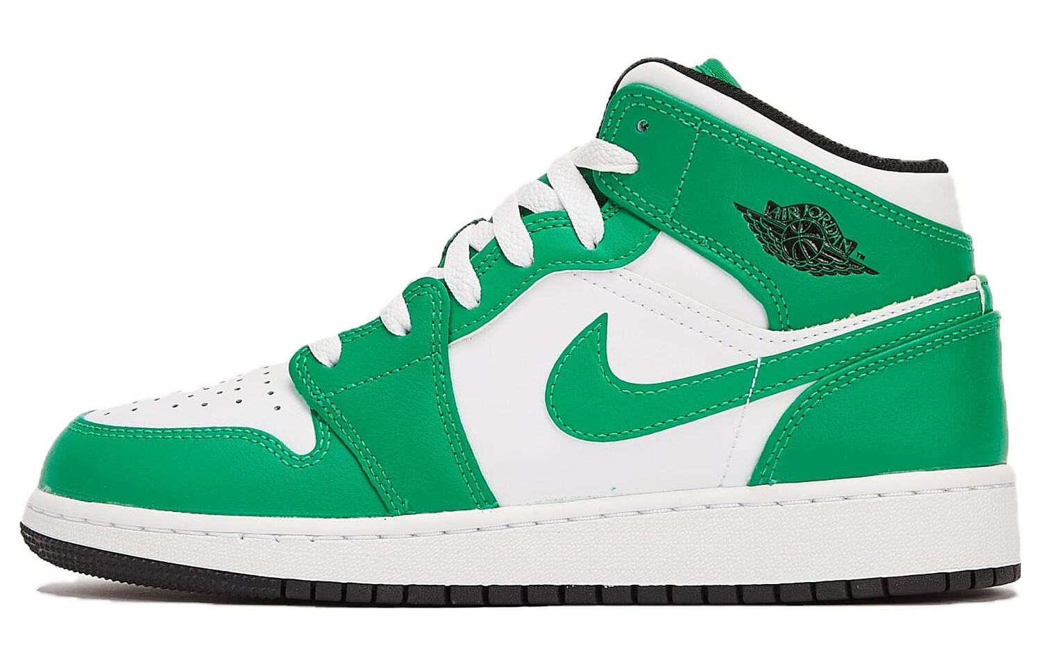 Кроссовки Air JORDAN 1 Vintage Basketball Shoes Women's High-Top Green/Orange White — фото 2