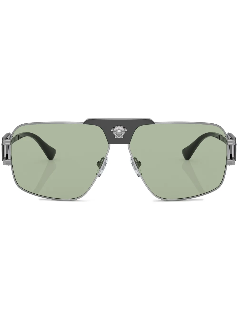 

Солнцезащитные очки-пилоты Versace Eyewear, серебяный
