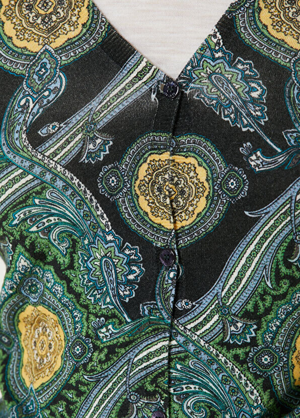 Кардиган Etro, зеленый — фото 4