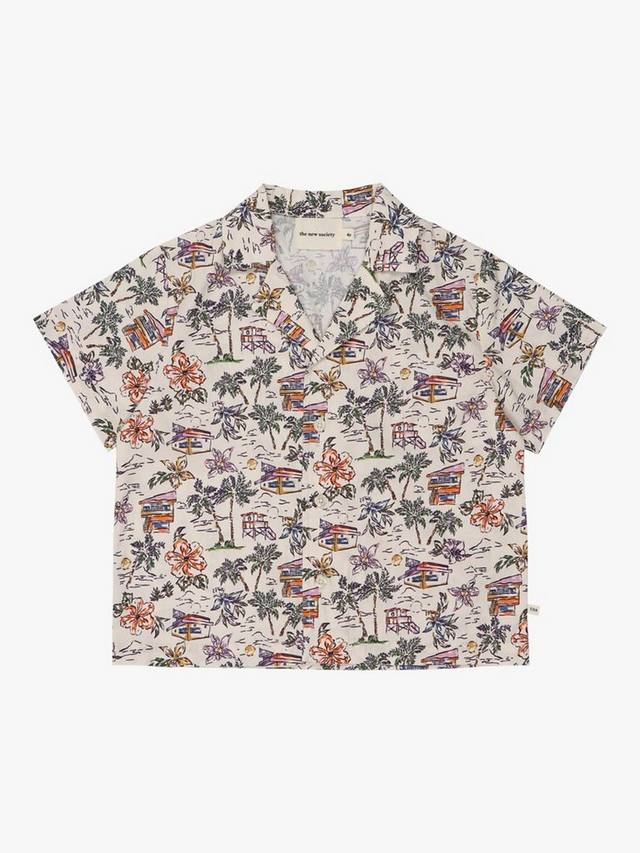 

Детская рубашка Belmont Print The New Society, Off White