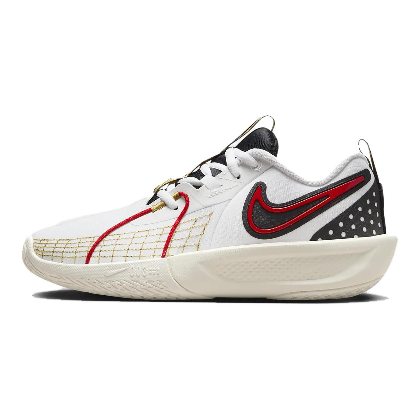 

Баскетбольные кроссовки Air Zoom GT Cut 3 для детей GS Low-top белые/красные/черные Nike, красный