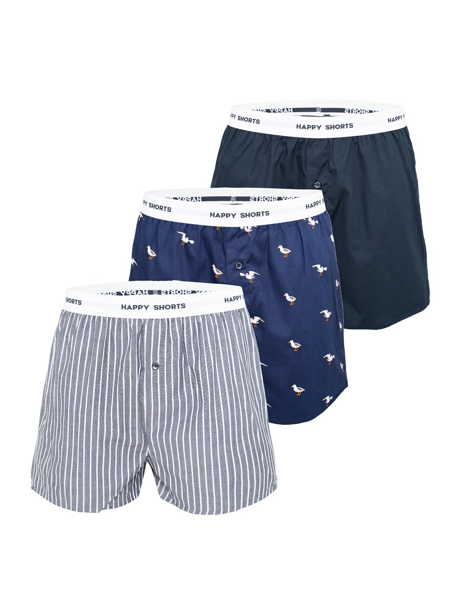 

Боксеры Happy Shorts, цвет Navy/Night blue/Grey