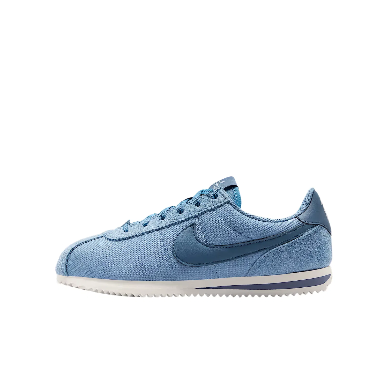 Кроссовки детские Cortez SE Leather Cushioning Low top Nike, Work Blue/Sail White/Diffused Blue