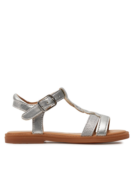

Сандалии J Sandal Karly Girl J4535H 0NFQD C1007 M Geox, серебряный