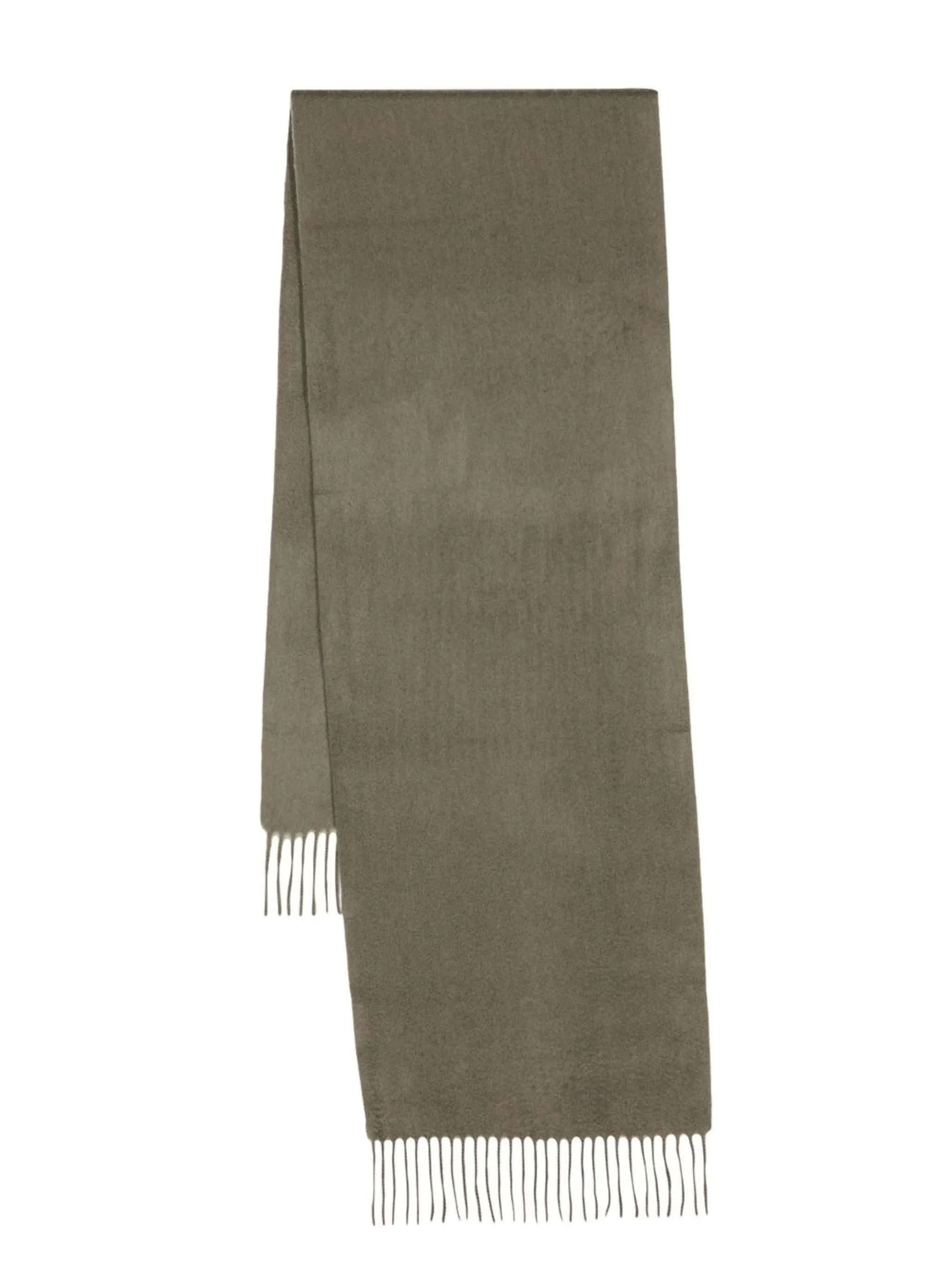 

Кашемировый шарф с бахромой N.Peal, зеленый