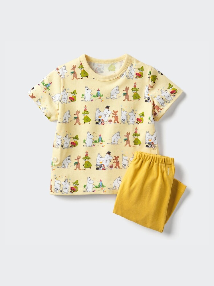 

Пижама детская Uniqlo, цвет 43 желтый