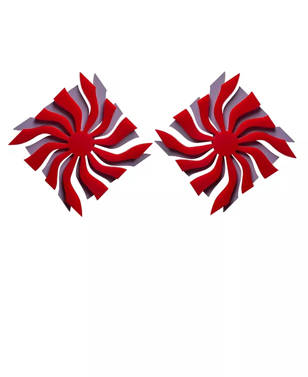 

Шпильки-Спиннеры Swanky Designs, red