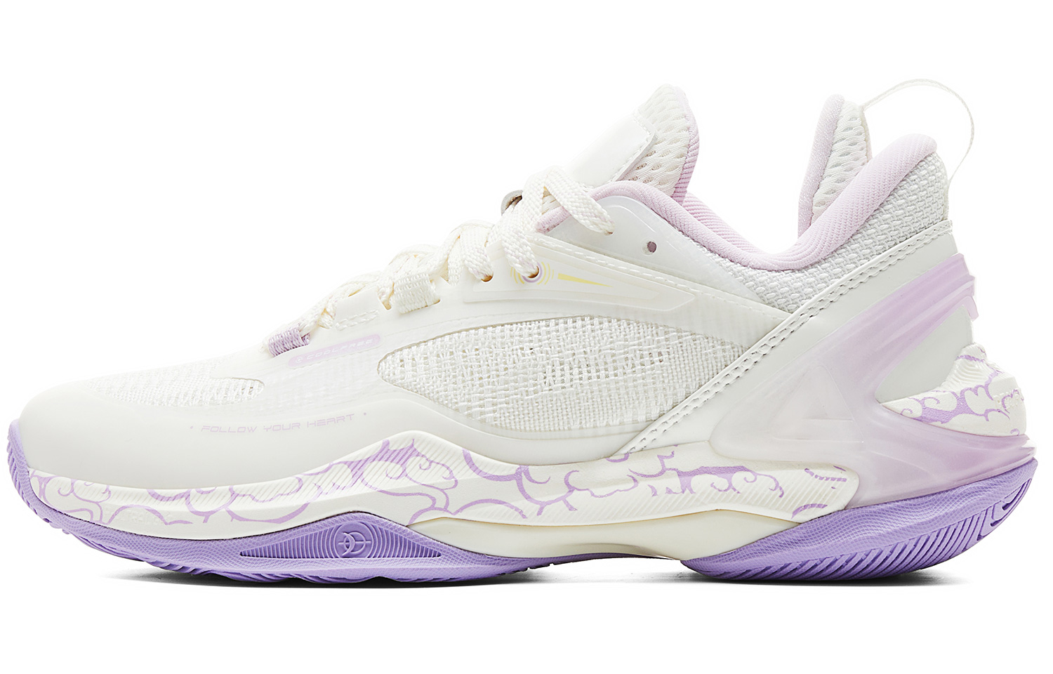 

PEAK Женские баскетбольные кроссовки Super Light White Purple низкие сверхлегкие бело-фиолетовые, цвет Super-Light White Purple