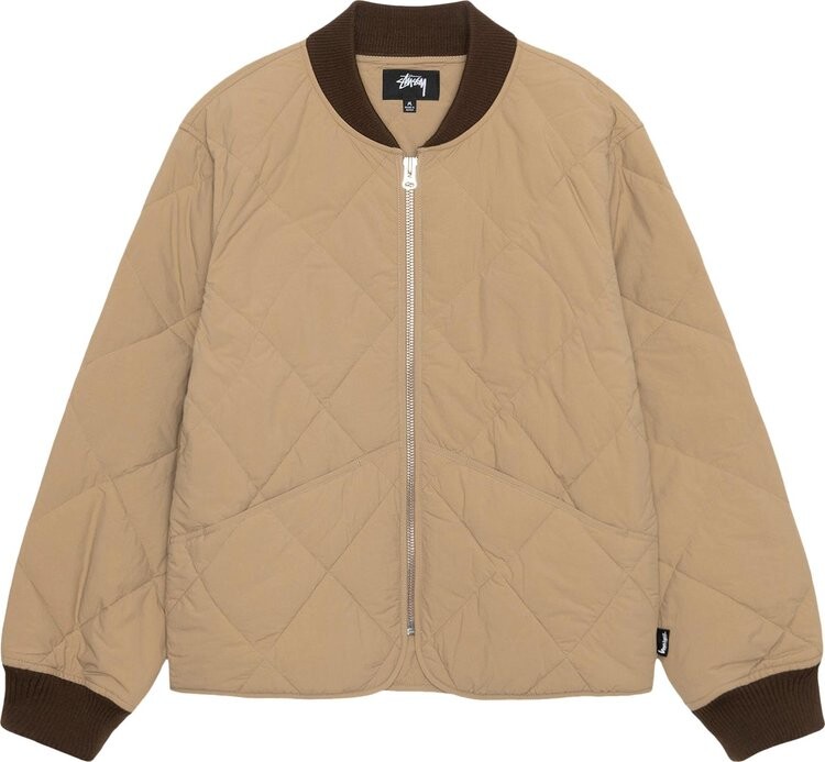 

Куртка Stussy 8 Ball Quilted Liner 'Brown', загар