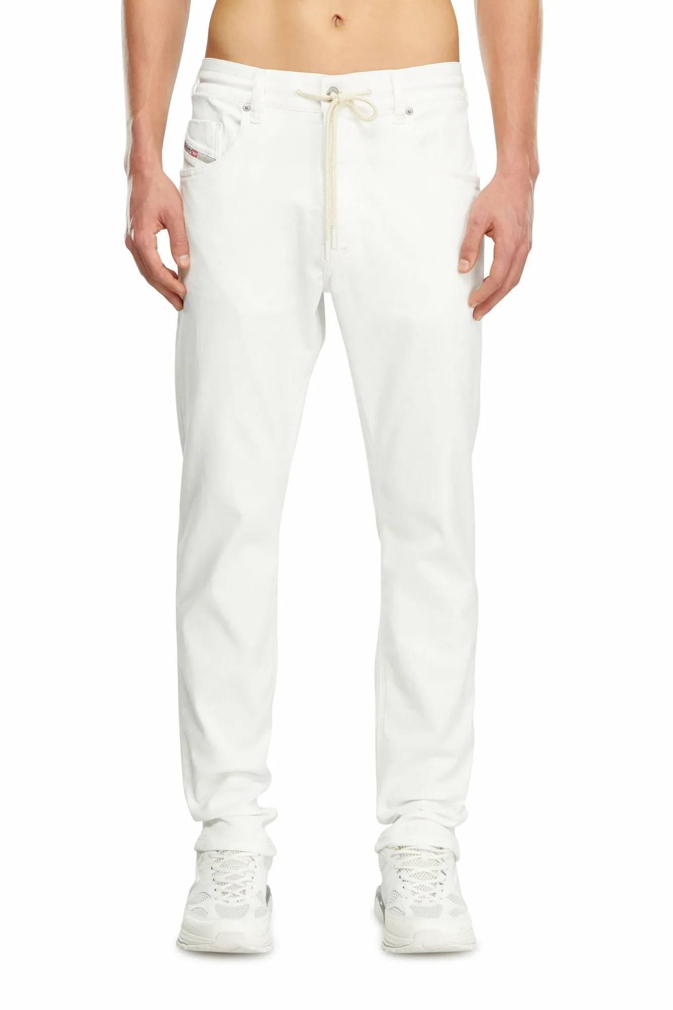 Мужские зауженные джинсы 2032 D-KROOLEY-B JOGG Diesel, white