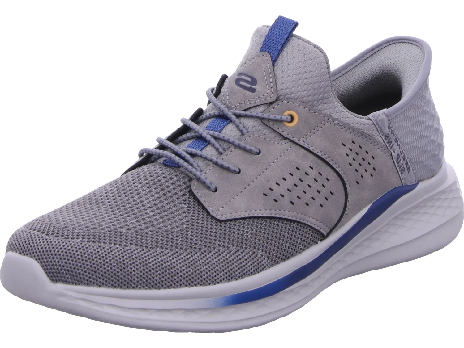 Слипперы текстильные Skechers, серый