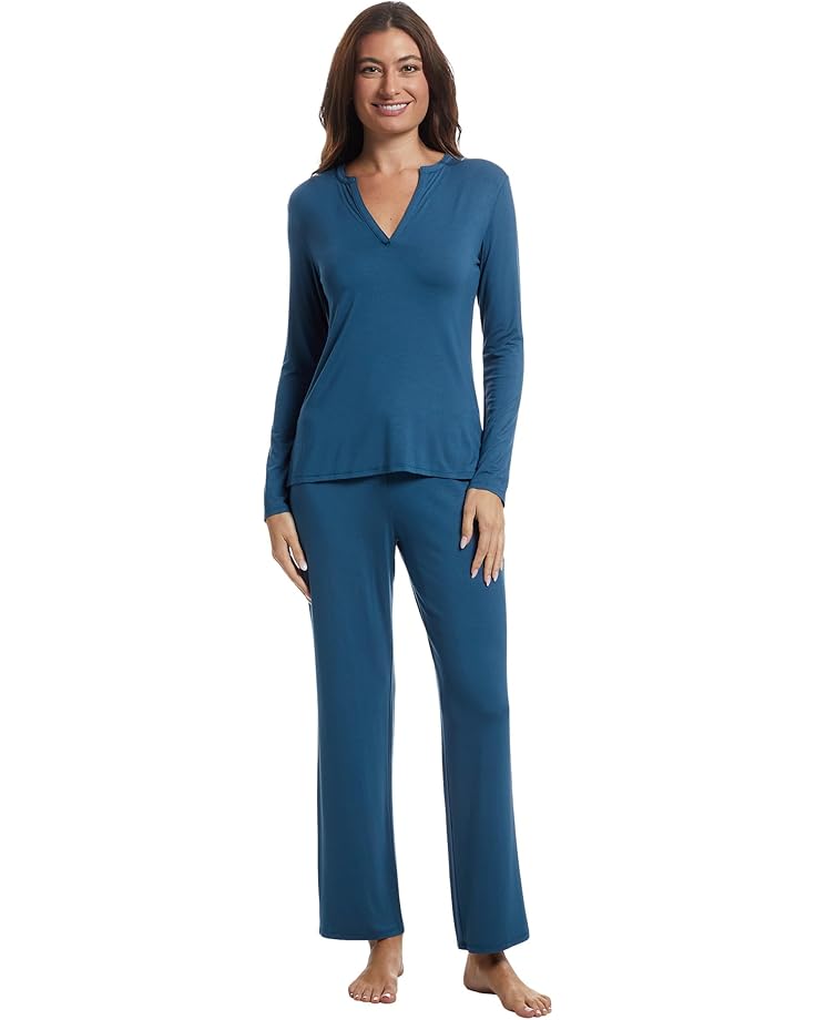 

Женский пижамный комплект Natori Feathers Essentials Pullover, Midnight Teal