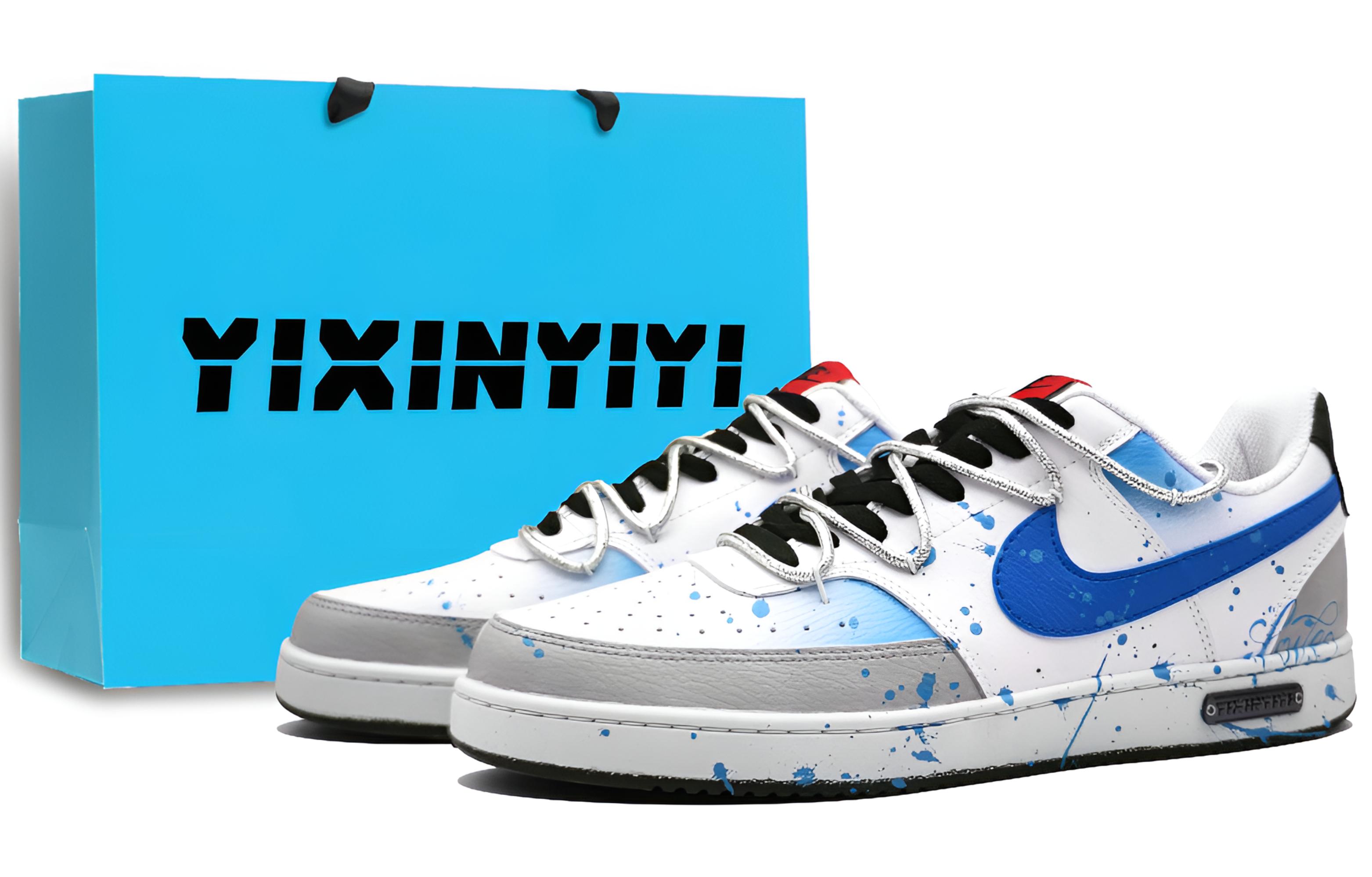 

Court Vision 1 износостойкие и легкие низкие кроссовки для скейтбординга мужские Nike, синий