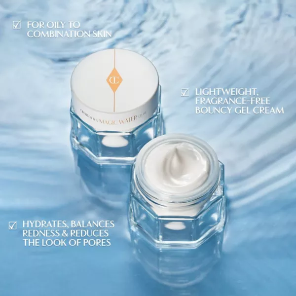 Крем для лица Charlotte Tilbury — Magic water cream сменный увлажняющий гель с ниацинамидом, 15 г — фото 2
