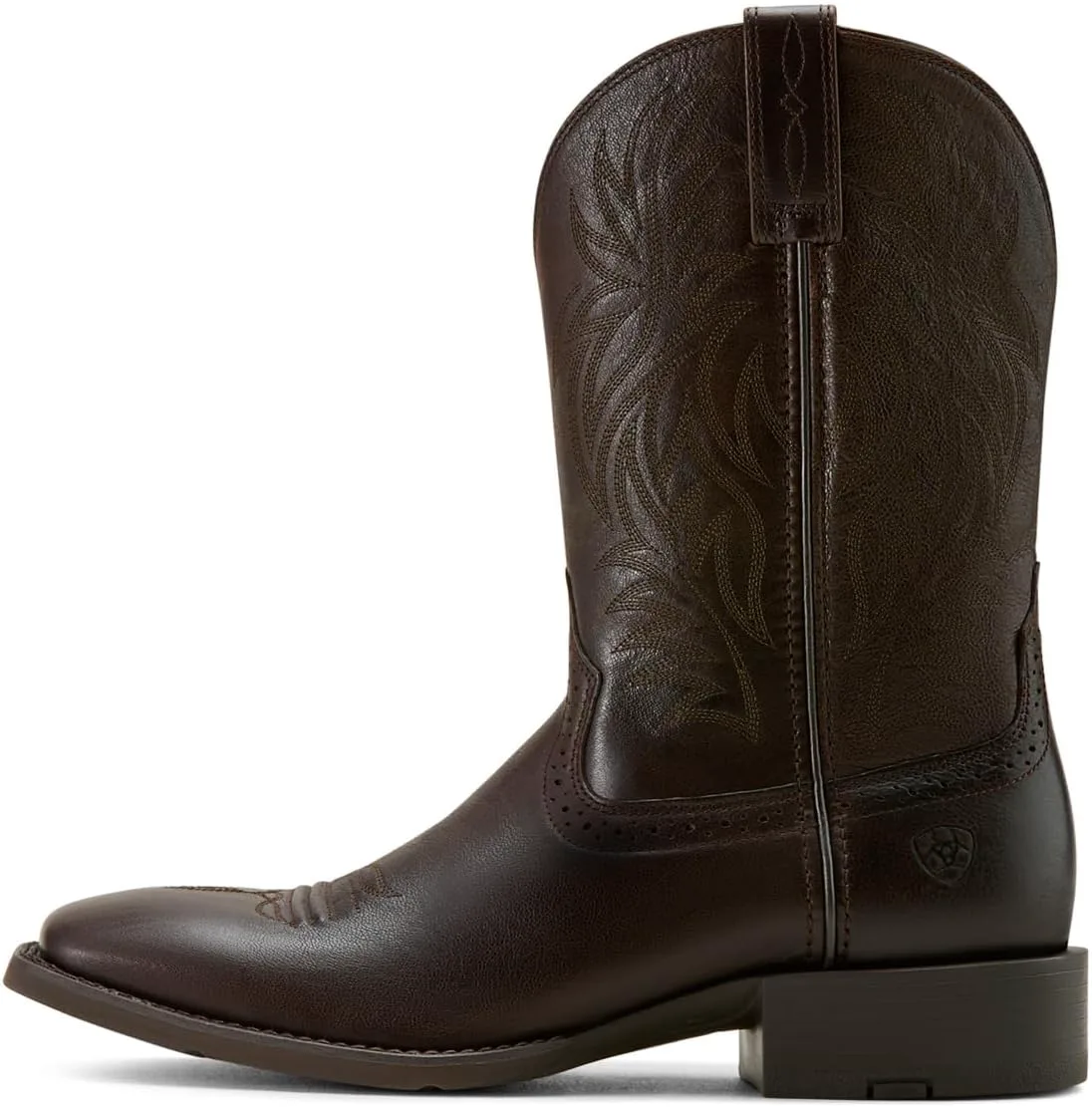 Мужские западные ковбойские сапоги Ariat Sport с широким квадратным носком — фото 2