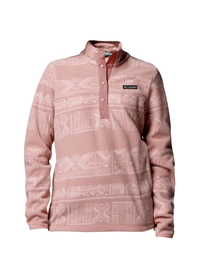 

Columbia Футболка Benton Springs с принтом, половинная застежка-кнопка, розового цвета, Розовый, Columbia Футболка Benton Springs с принтом, половинная застежка-кнопка, розового цвета