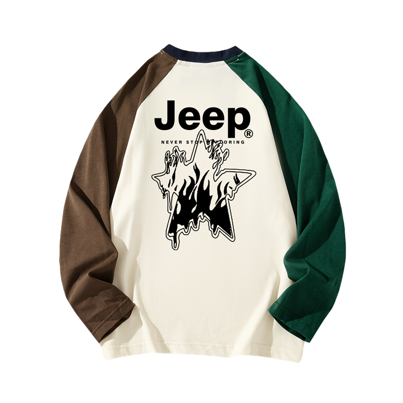 

Футболка для младших школьников Jeep, бежевый/коричневый