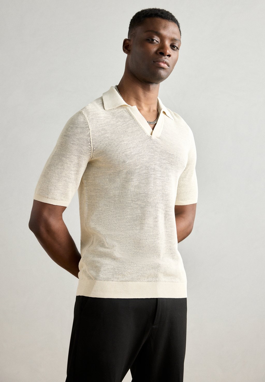 

Рубашка поло STRUCTURE Marc O'Polo, Offwhite
