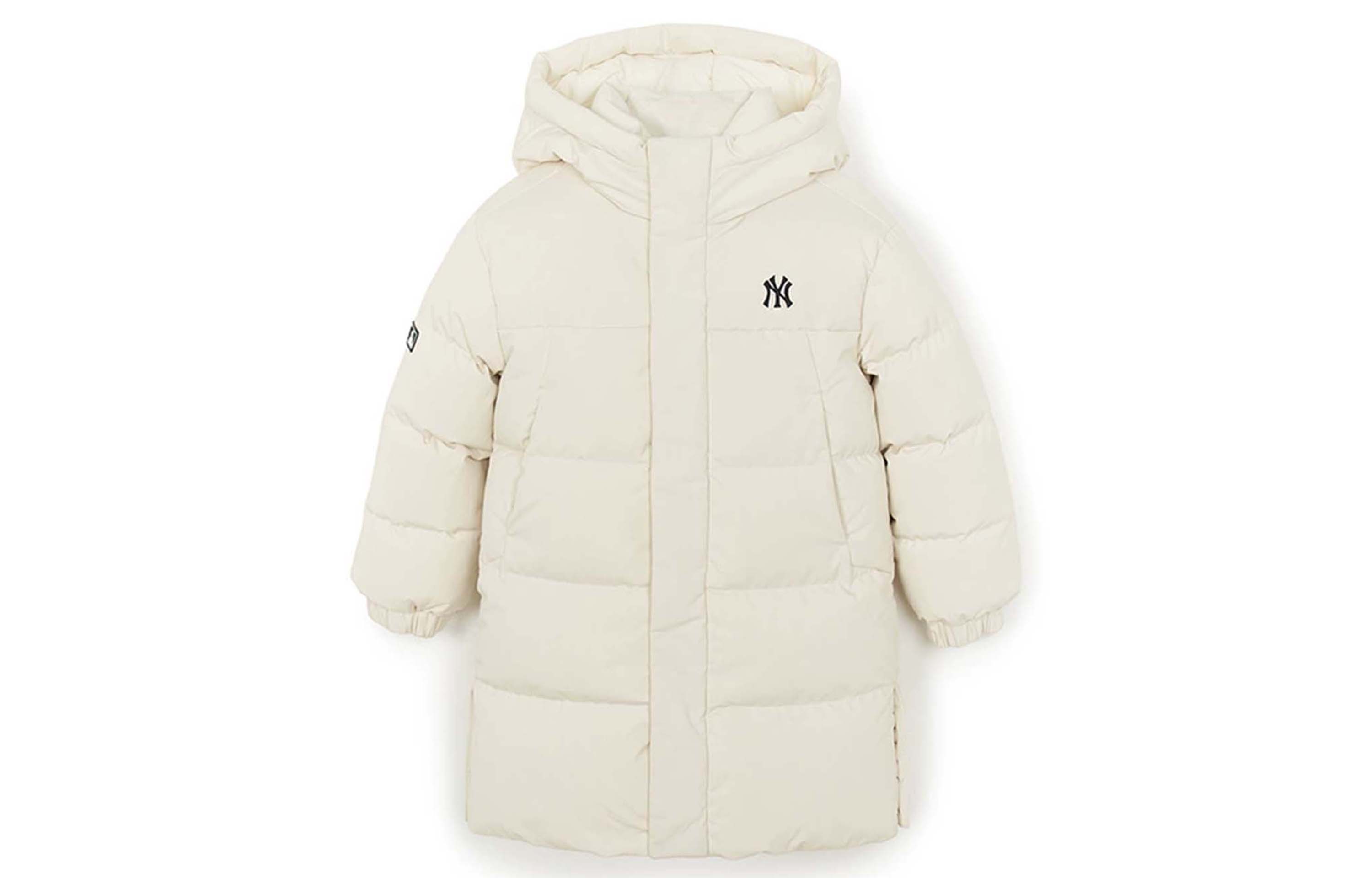 Пуховик New York Yankees 25FW для детей 3-7 лет MLB, слоновая кость — фото 3
