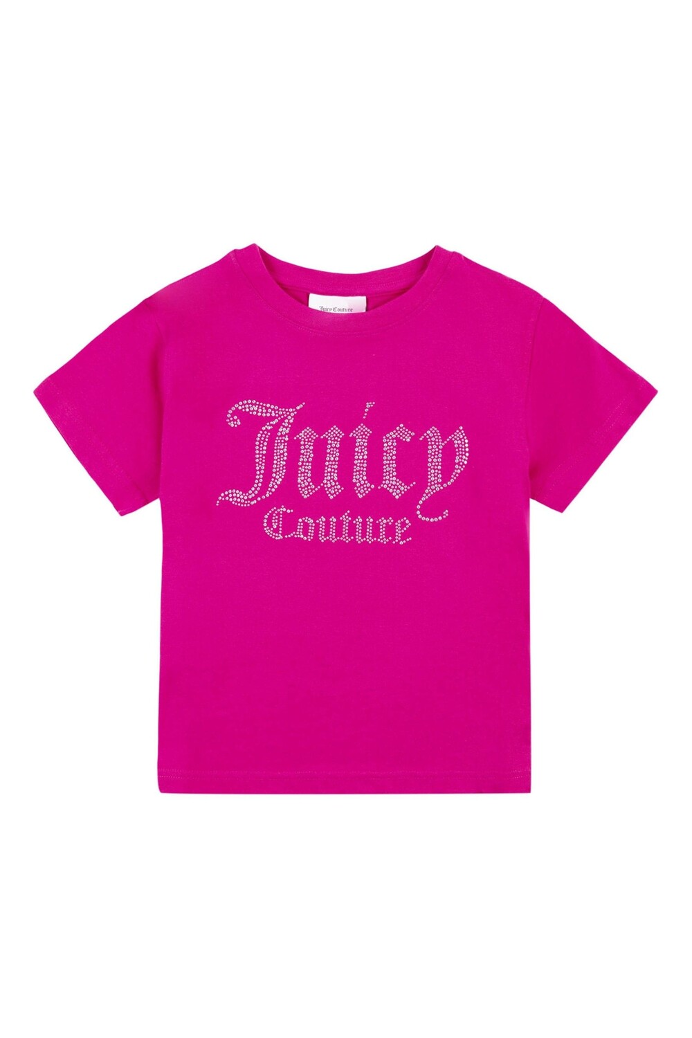 

Футболка с короткими рукавами со стразами Juicy Couture, розовый