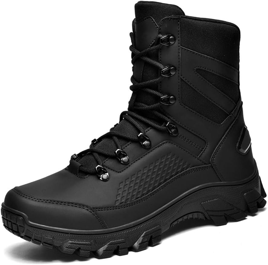 

Легкие мужские тактические ботинки для походов Maylrvjv, тренировки на свежем воздухе, полевые боевые учения, военные ботинки, альпинистские ботинки, бежевый