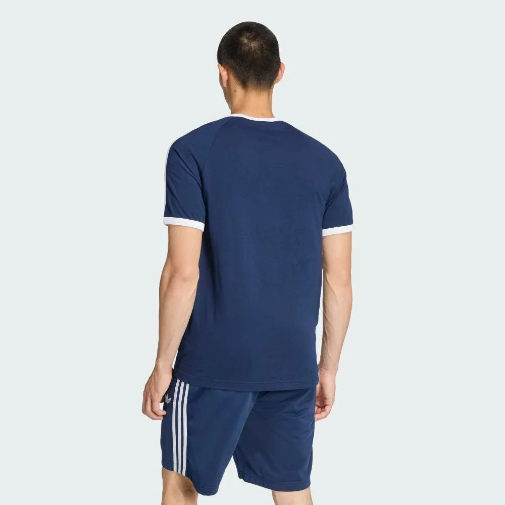 Футболка Three Stripes Slim Ringer Adidas, blue — фото 2