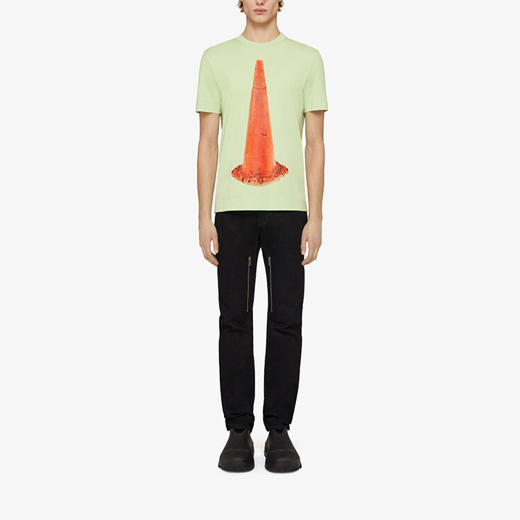 Футболка мужская фисташково-зеленая Givenchy, зеленый — фото 3