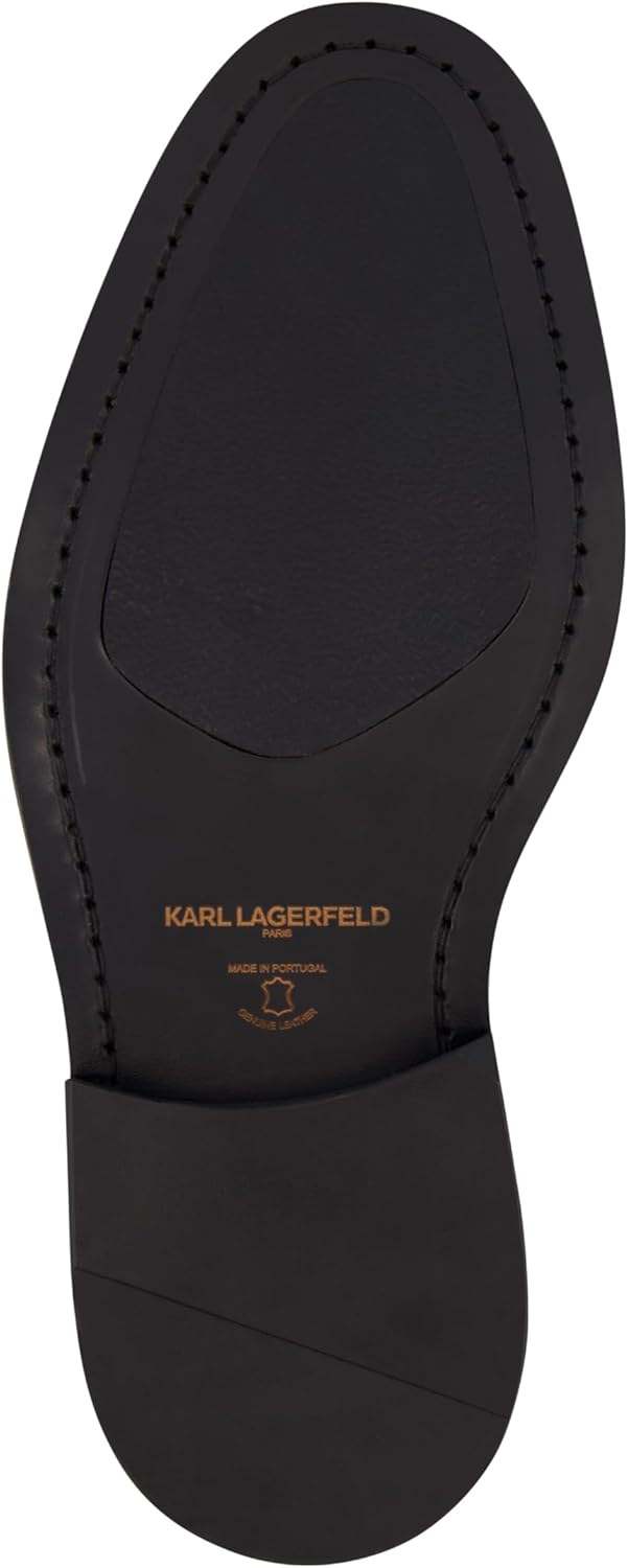Мужские туфли с крылышками Карла Лагерфельда Karl Lagerfeld, черный — фото 4