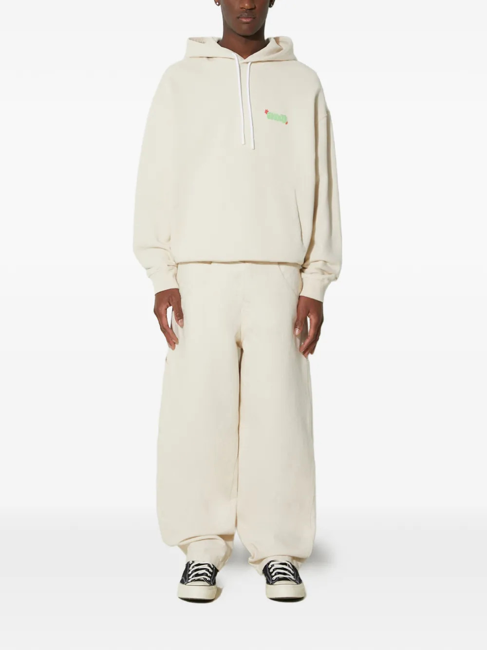 

Графический худи County Of Milan, бежевый