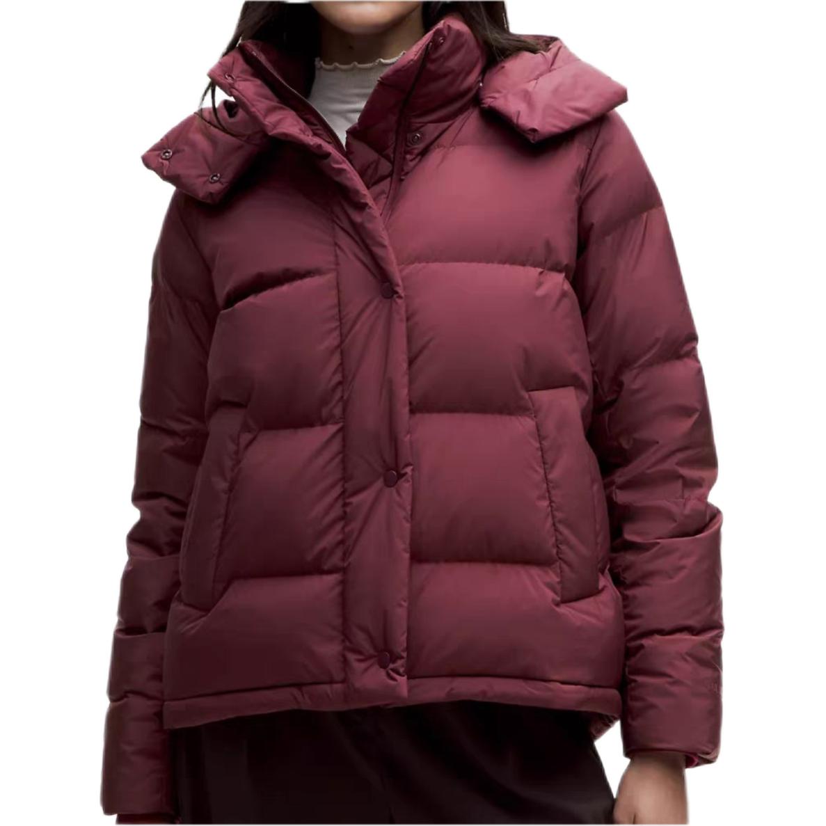 

Пуховик Wunder Puff Series женский Lululemon, garnet красный/luxurious красный/garn/delx