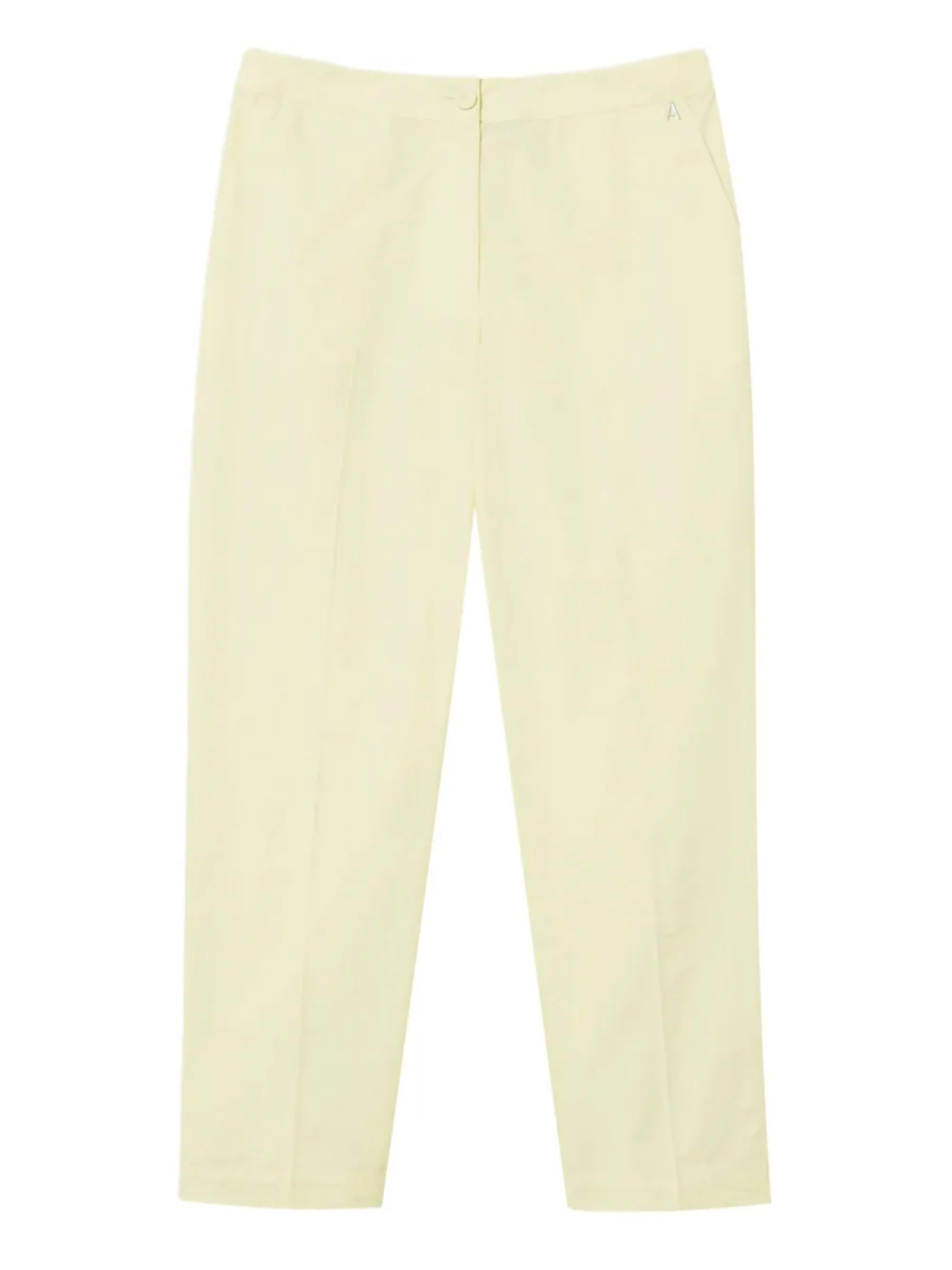 

Хлопковые брюки TWINSET, желтый