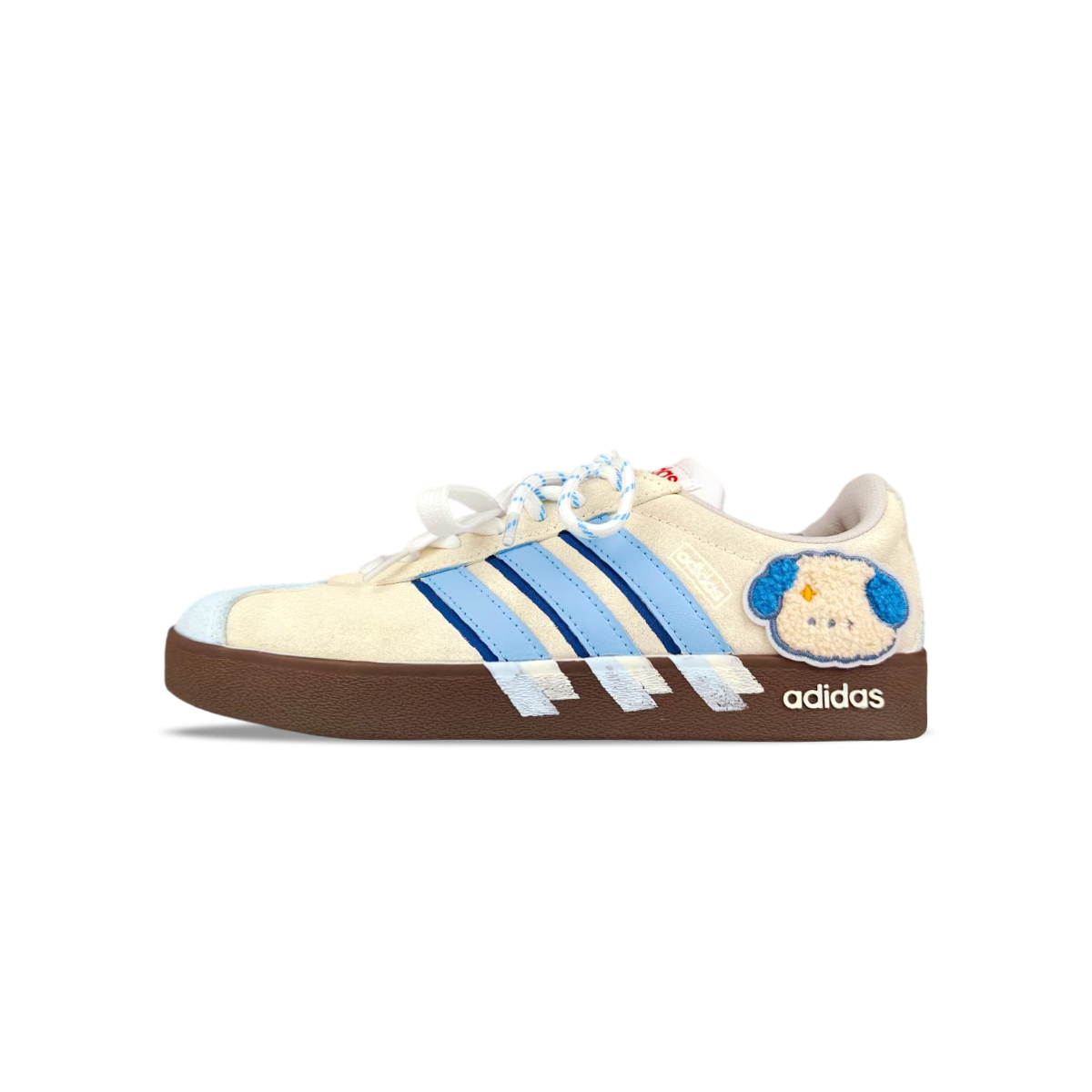 

Adidas ВЛ Корт 2.0 Амортизирующие износостойкие лоу-топ скейтборд обувь унисекс голубой абрикос - голубой абрикос, цвет Blue Apricot