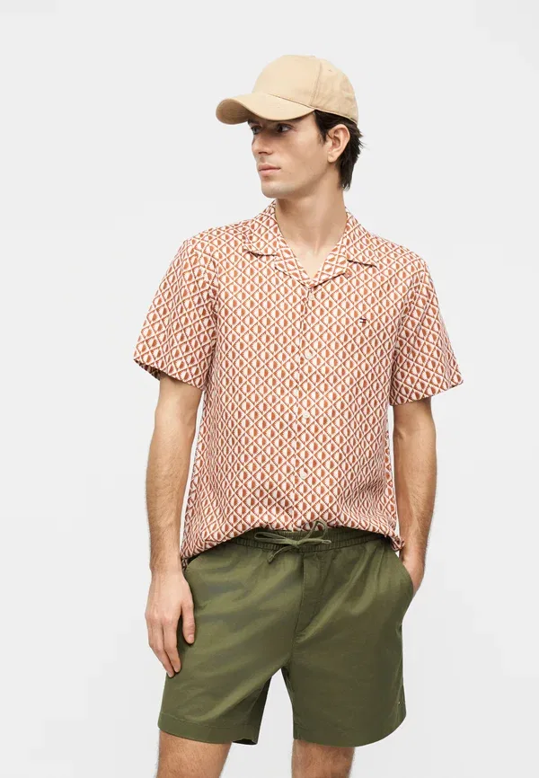 Рубашка сезонная Tommy Hilfiger, ржаво-охра — фото 4