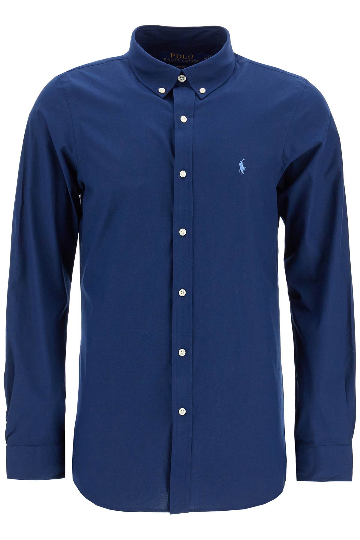 

Polo Ralph Lauren Мужская рубашка Slim Fit из эластичного поплина, синий