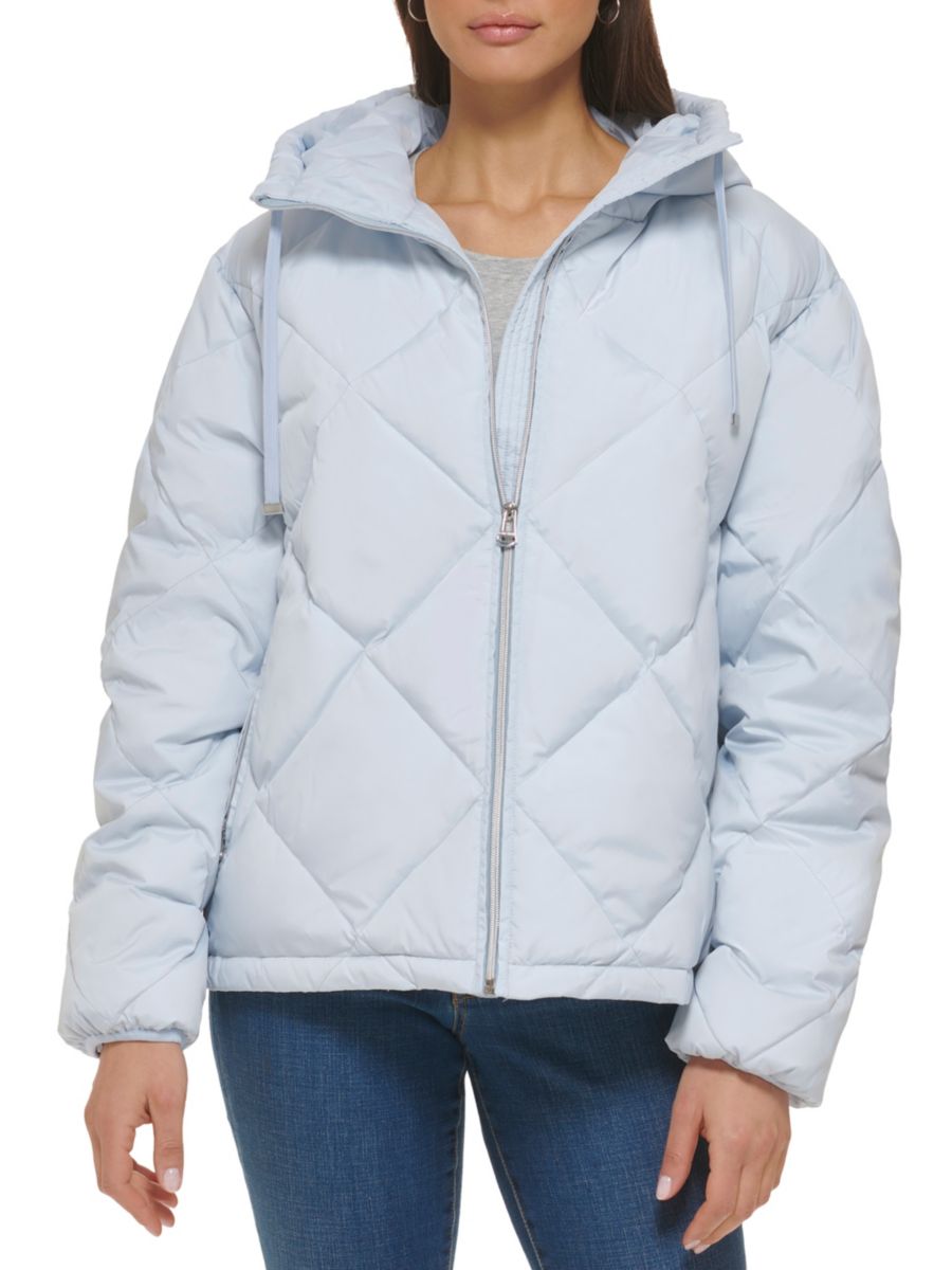 

Пуховик с капюшоном Cole Haan, цвет Ice Blue, Синий, Пуховик с капюшоном Cole Haan, цвет Ice Blue