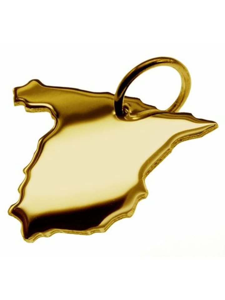 

Schmuckador Кулон с изображением карты Испании из цельного желтого золота 333 пробы