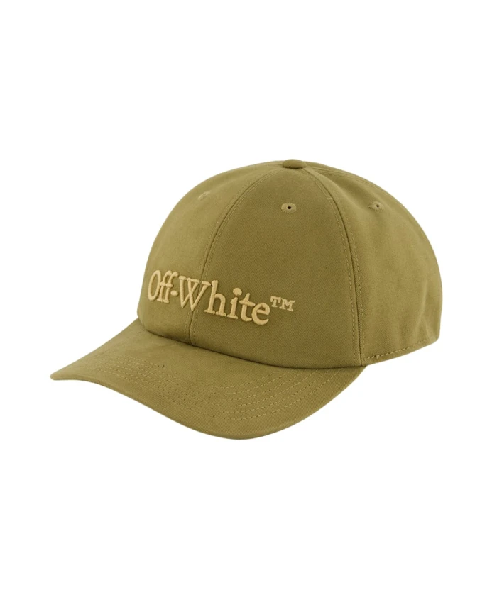 

Бейсболка в книжном стиле с вышивкой Off White, зеленый