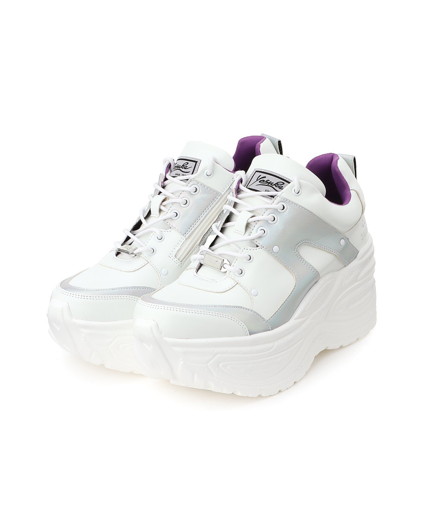 Кроссовки на платформе (мужские) Yosuke U.S.A, White/C