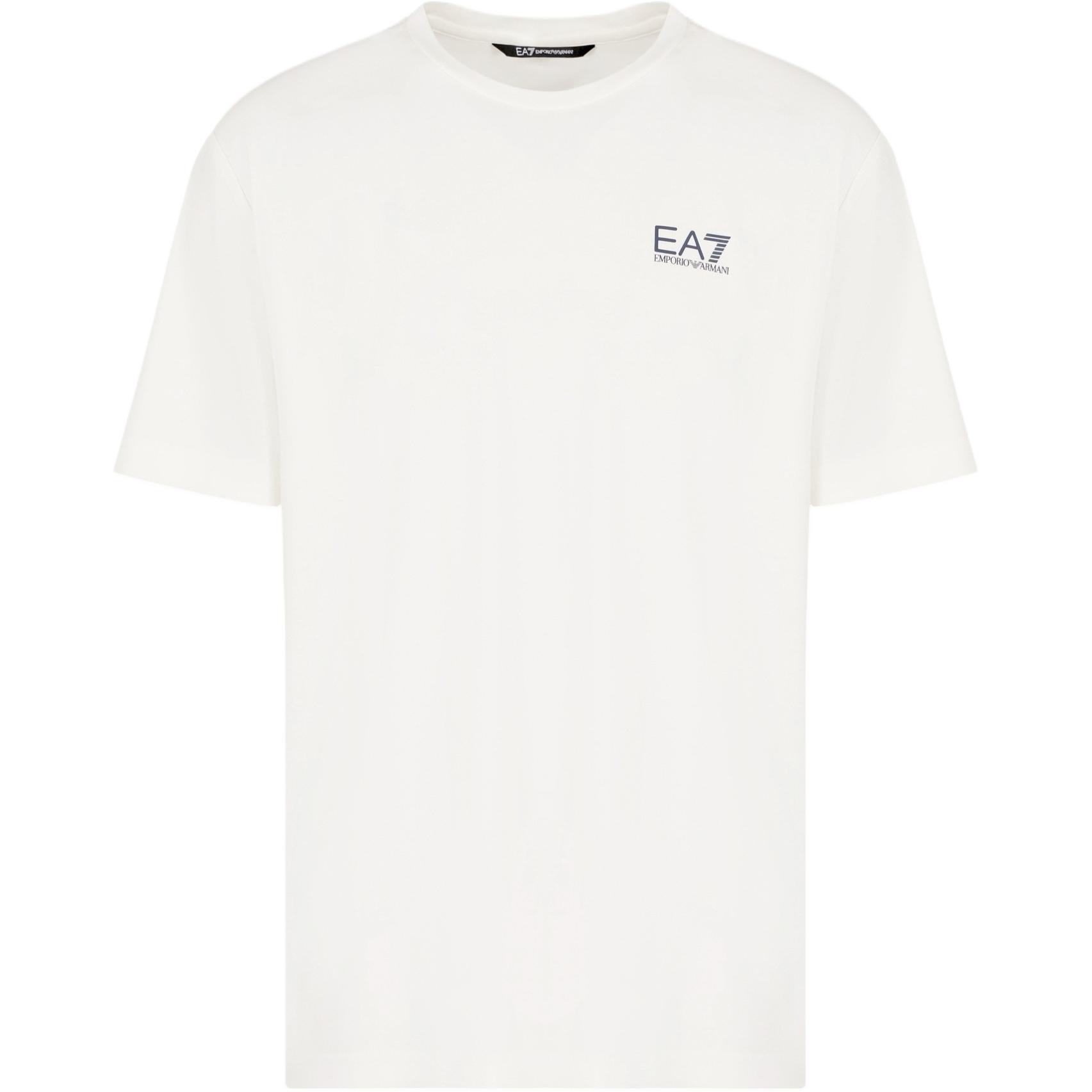 

Футболка с принтом Ea7 Logo EMPORIO ARMANI, светло-белый